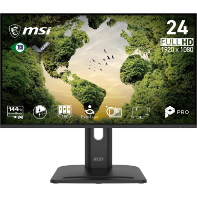 MSI Monitor Pro MP245PGN E14 / 23.8", 1920 x 1080, Full HD, LCD, crna